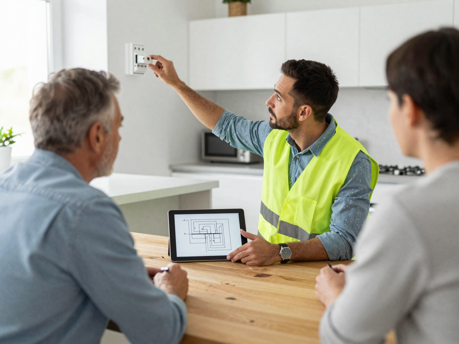 Electrical panel installation by Able Electric